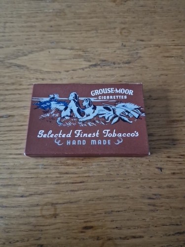 Vintage Cigarette Box / Packet - Grouse Moor Cigarettes Samuel Gawith Kendal - Picture 1 of 7