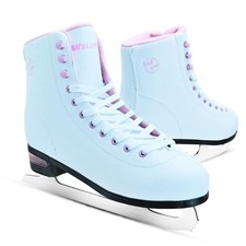 Ice Skates for Women, Adult Figure Skates with Air Cushion, Classic White Fig...