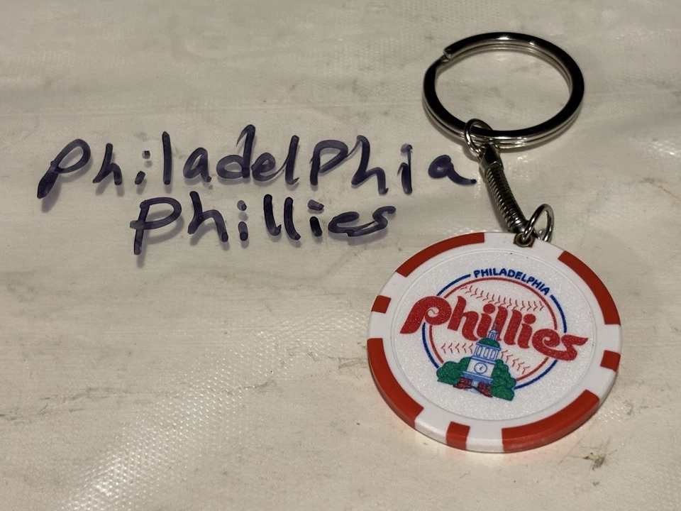 Philadelphia Phillies Key Chain Philadelphia Phillies Logo New Red - Image 4 of 4