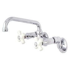 Kingston Brass KS613 Kingston 1.8 GPM Widespread Bridge Kitchen - Chrome