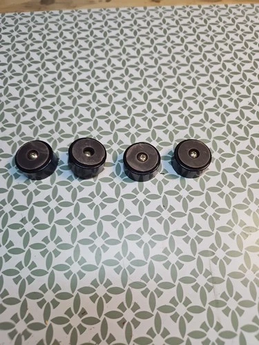 Set Of 4 Original Vintage Pioneer Stereo Receiver Feet With Screws