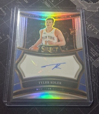 2024-25 Panini Select - Rookie Signatures Tyler Kolek #RS-KOL Prizm /249 RC