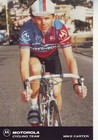 CYCLISME carte cycliste MIKE CARTER équipe MOTOROLA 1991