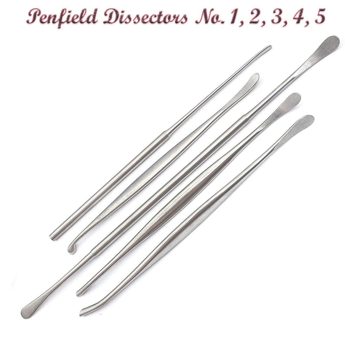 Microneurosurgery 4A ⅣA AA Pro: Penfield Dissectors No. 1, 2, 3, 4, 5 Neurosurgery