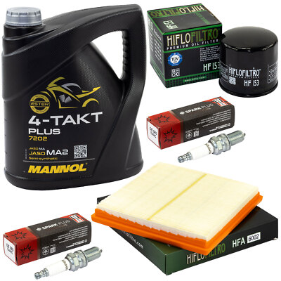 Wartung für Ducati SS 600 750 SS 900 100 Set Öl 4L Luftfilter Ölfilter Zündkerze