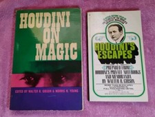 Houdini On Magic Edited by Gibson  Young Paperback 1953 Ed  Houdini's Escapes