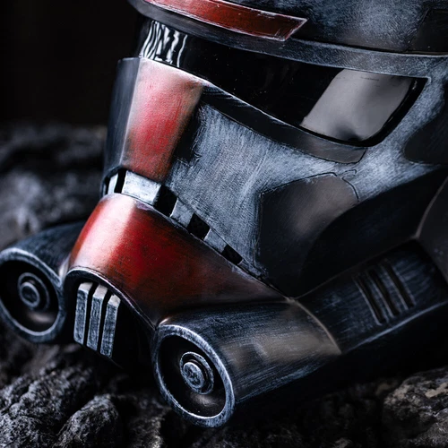 Máscara de cazador de Star Wars escuadrón clon casco portátil colección cosplay utilería regalo - Imagen 19 de 25