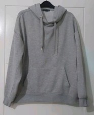 Primark Grey Long Sleeve Hoodi Size S (10/12)