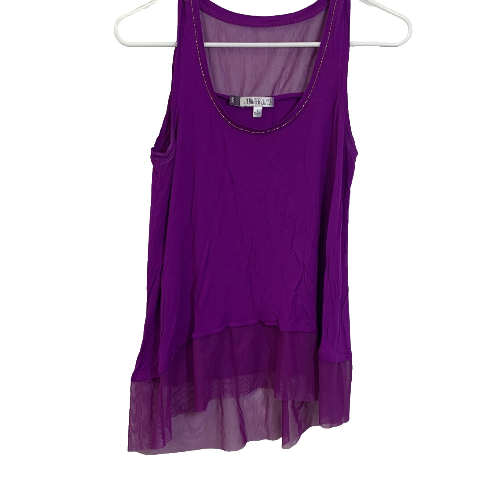 JLO Algodón Camisetas sin mangas para De mujer