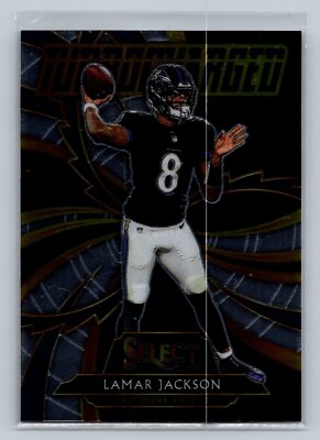 Lamar Jackson 2020 Panini Select #T8 Turbocharged Baltimore Ravens C14