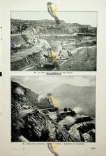 Opencast Mining, Urals & Syria, Book Illustration (Print), c1907