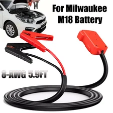 For Milwaukee M18 8AWG 18V Jumper Starter Jumper Kit 5.9FT Cable Tooling Cord US