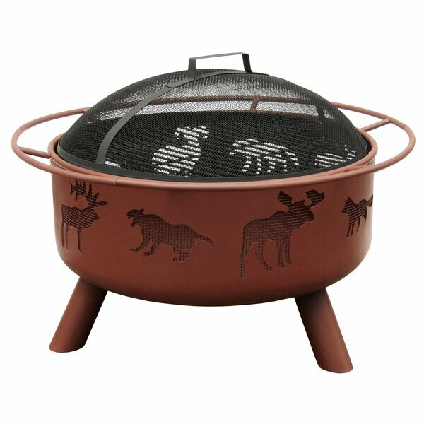 Luna Wood Burning Outdoor Camping Patio Fireplace Firebowl Yard