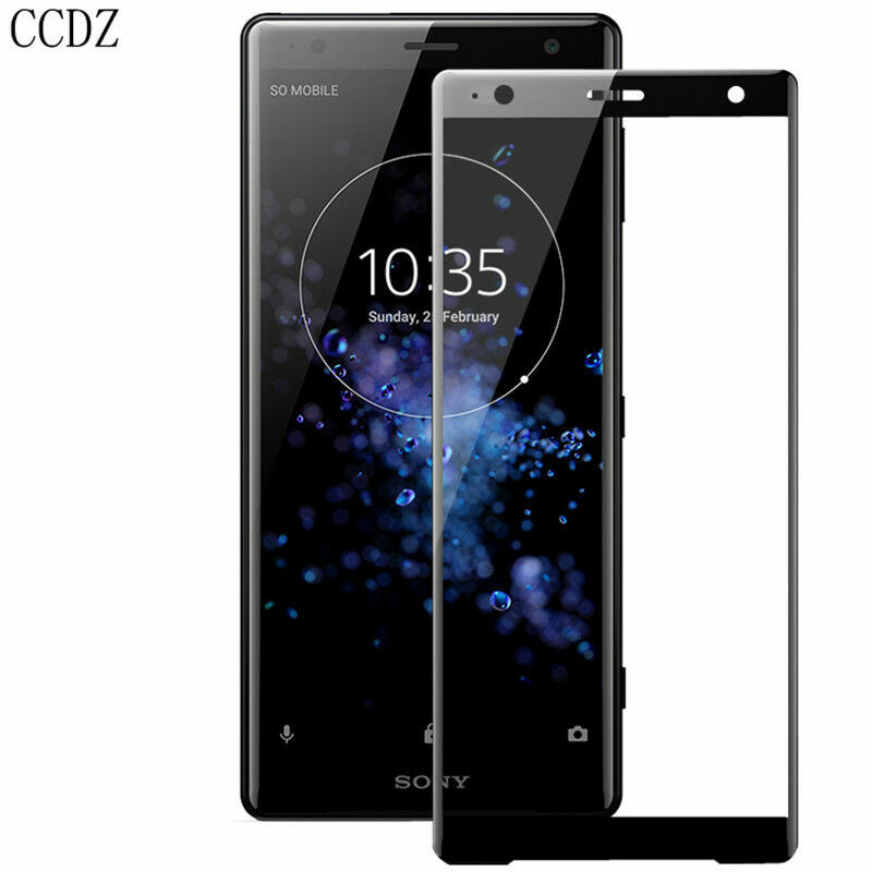 9H Full Cover Tempered Glass For Sony Xperia XZ2 Premium/Compact/prime glass