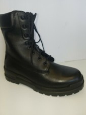 New Men's Rocky 1950-1 made in USA Basics 8" insulated Duty black leather Boot