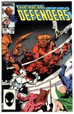 Defenders #139 VF+ 8.5 1984 Red Wolf Appearance Mike Mignola Cover