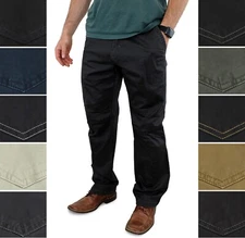 Weatherproof Vintage Men's Pants Utility Stretch Canvas Workwear Regular Fit