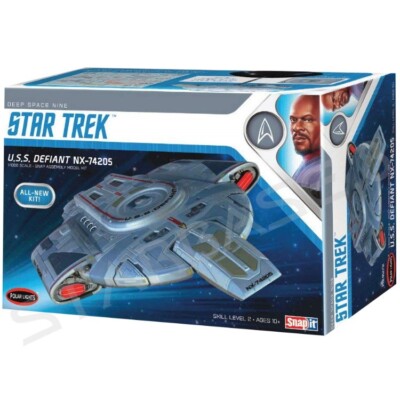 USS DEFIANT - 1/1000 Polar Lights Bausatz - STAR TREK DS9 MODEL KIT