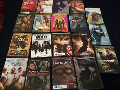 DVD's choose title buy more than 1 will combine shipping A-List movies Bourne's