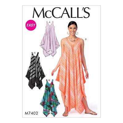 McCall s Kleid Schnittmuster M7402