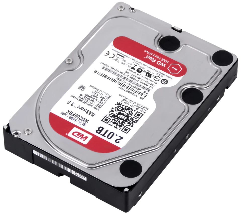 WESTERN DIGITAL RED 2TB WD20EFRX NASware 3.0 5400U/min 64MB SATA III 3.5'' - Bild 2 von 3