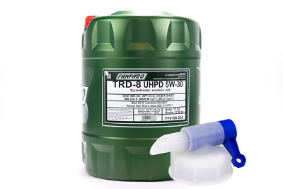 20 Liter FANFARO TRD-8 UHPD 5W-30 E4 CI-4 NKW Motoröl inkl. Auslasshahn Motor Öl
