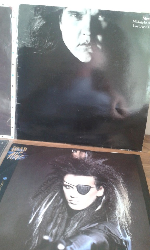 LP'S JOBLOT ,5 ASSORTED,IAN DURY,MEATLOAF,JULIAN LENNON,GARY MOORE.DEAD