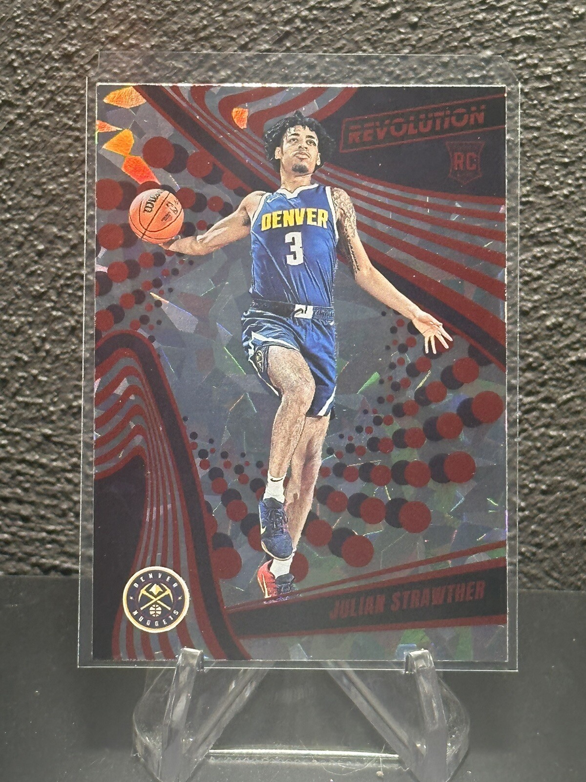 2023-24 Panini Revolution #129 Julian Strawther Chinese New Year Rookie