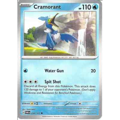 Pokémon TCG Cramorant Scarlet & Violet - Twilight Masquerade 058/167