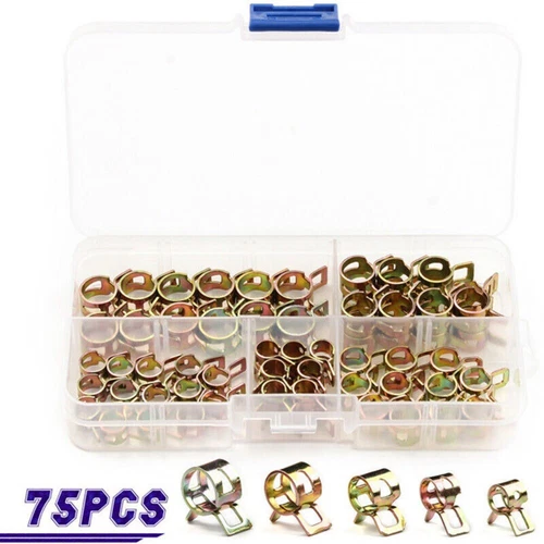 165/115pcs 6-22mm Spring Clips Fuel Hose Line Water Pipe Air Tube Clamps Pliers - Picture 19 of 19