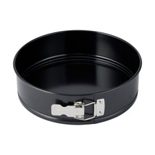 Round Cake Tin Mold Non Stick Coated Spring Form Loose Base Baking Pan Tray AU