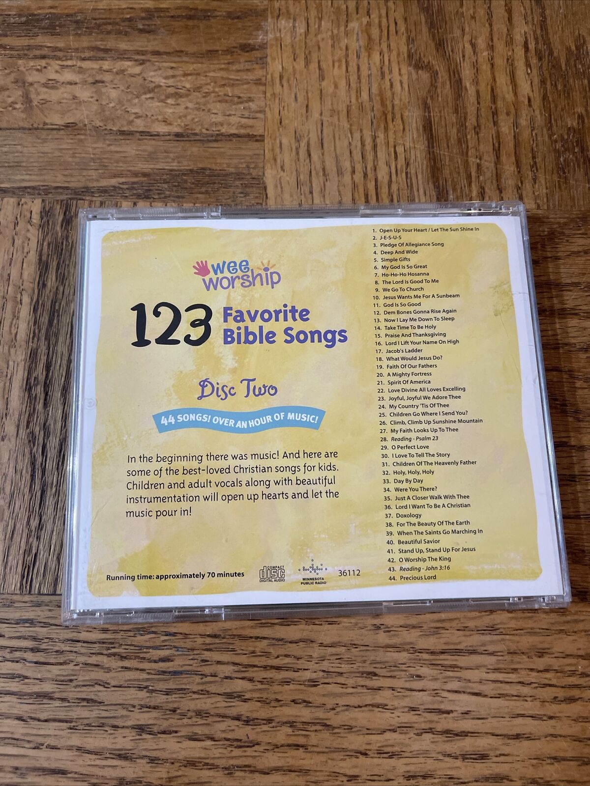 123 Favorite Bible Songs CD