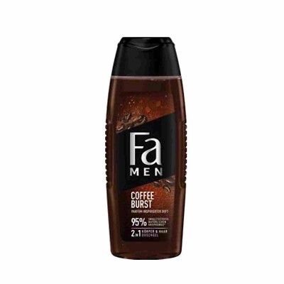 Fa Men Coffee Burst 2 In 1 Body & Hair Shower Gel 250ml New from Germany