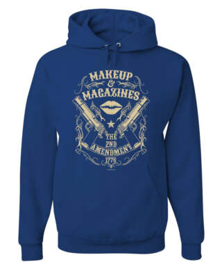 Make Up & Magazines The 2nd Amendment 1776 Hoodie Gun Rights Sweatshirt