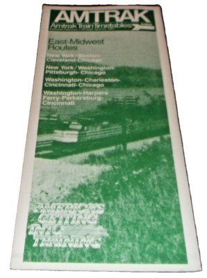 FEBRUARY 1981 AMTRAK EAST MIDWEST ROUTES PUBLIC TIMETABLE