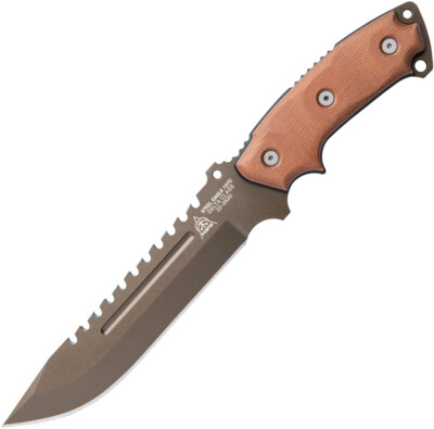 #ad TOPS Steel Eagle 107C Delta Midnight Bronze 1095HC Fixed Blade Knife SE107C2DC $229.95
