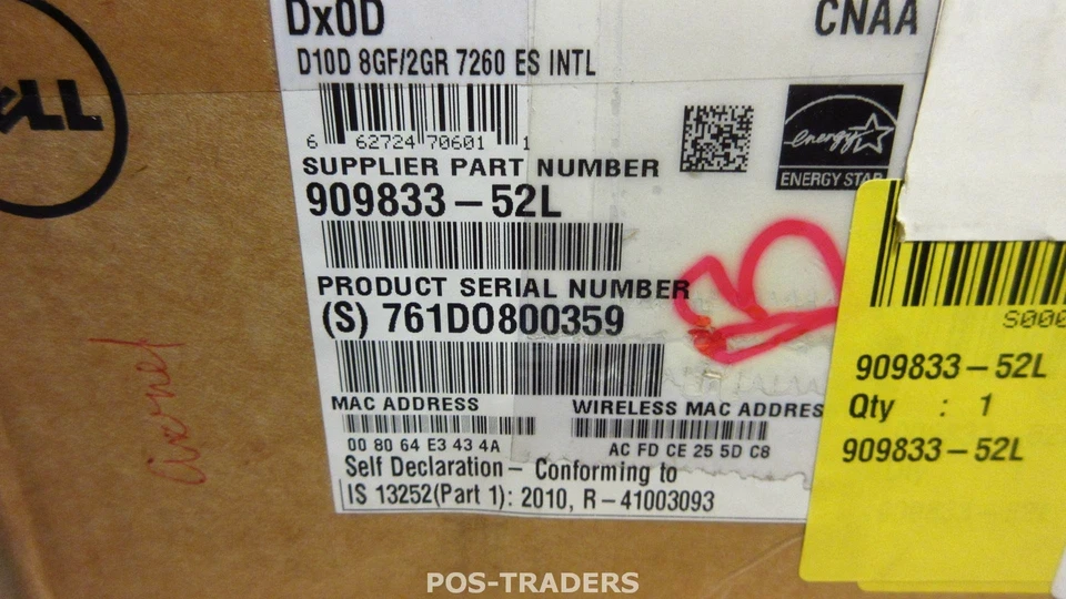 Dell Wyse 5010 (D10D) 8GF/2GR 909833-02L (20N08) Thin Client NEW OPEN BOX - Bild 3 von 3