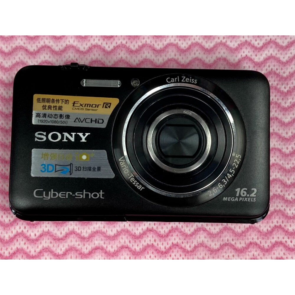 SONY ソニー　CYBER SHOT　DSC-W1　Black SONY Cyber-Shot DSC-WX9 Digital Camera 16.2MP 5X Optical