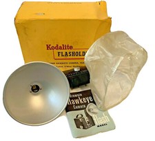 KODAK KODALITE Flasholder Instruction Booklet 2 Way Flashguard and Box