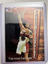 Topps Finest 1997-98 Christian Laettner Showstoppers Refractor Coating On #267