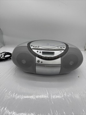 Sony CFD-S350 Stereo Cd Cassette Player  Boombox Mega Bass Tested
