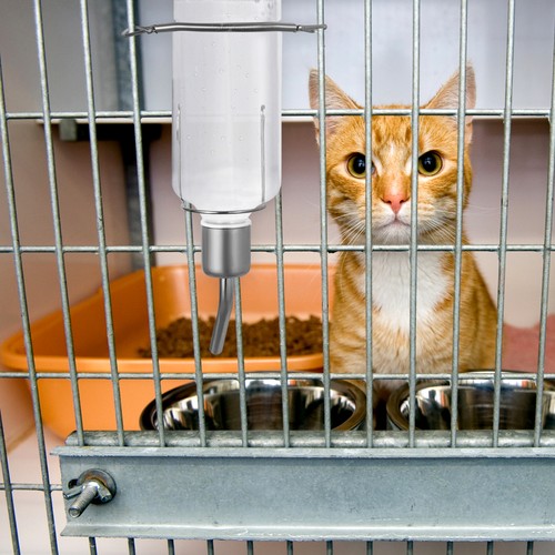 2 Pcs Leakproof Pet Water Bottles Hanging Dispensers for Hamsters - Bild 7 von 7