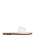 100% AUTHENTIC NEW WOMEN LOUBOUTIN CL MULE LOGO WHITE SLIDE SANDALS EU 37/US 7 — photo 2