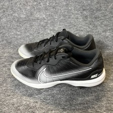 NIKE ALPHA HUARACHE VARSITY 4 LOW METAL BASEBALL CLEATS BLACK/GRAY Sz 11