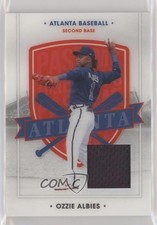2021 Panini Chronicles America's Pastime Swatches Ozzie Albies #78 b4d