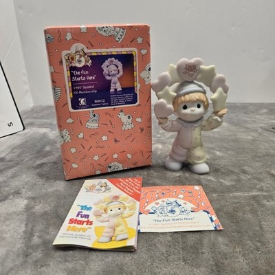 Precious Moments The Fun Starts Here 1997 Symbol Of Membership Figurine Box