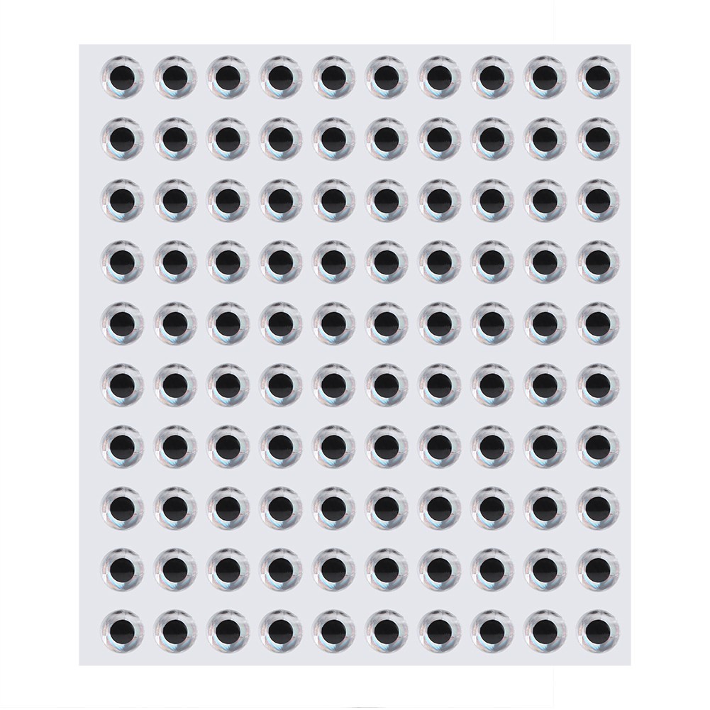 100pcs 3D Fishing Eyes 8mm Durable DIY Lure Baits Making Easy To Use