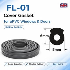 FL 01 Cover Gasket for Frame uPVC Window Door Rubber Seal Double Glazing Repair
