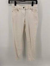 Crewcuts J Crew Jeans Girls Size 12 White Denim Skinny School Classic Classy