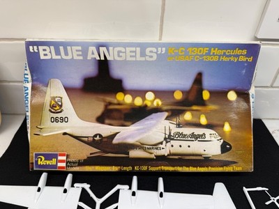 UNASSEMBLED Vintage Revell Blue Angels Hercules K-C 130F Model Kit
